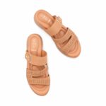 Beige Formal Slipper For Women PU0895 - View 7