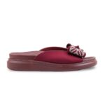 Maroon Formal Slipper For Women PU0899 - View 2