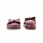 Maroon Formal Slipper For Women PU0899 - View 4