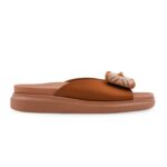 Tan Formal Slipper For Women PU0899 - View 2