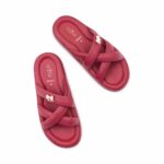 Maroon Formal Slipper For Ladies PU0900 - View 5