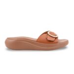 Brown Formal Slipper For Women PU0901 - View 2