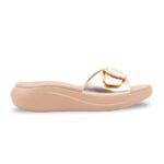 Golden Formal Slipper For Women PU0901 - View 2