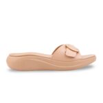 Beige Formal Slipper For Women PU0901 - View 2