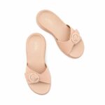 Beige Formal Slipper For Women PU0901 - View 5