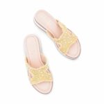 Beige Formal Slipper For Ladies PU0910 - View 5