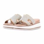 Beige Formal Slipper For Ladies PU0911 - View 3