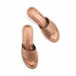 Golden Formal Slipper For Women PU0913 - View 7