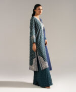 Blue Lawn Straight Suit - View 5