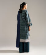 Blue Lawn Straight Suit - View 1