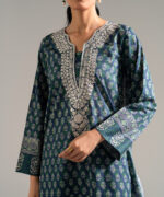 Blue Lawn Straight Suit - View 4