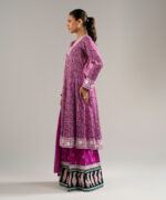 Pink Lawn Pishwas Suit - View 4