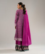 Pink Lawn Pishwas Suit - View 3