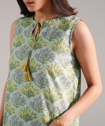 Green Lawn Straight Suit - View 1