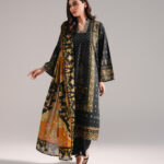 Black Lawn Straight Suit - View 1