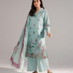 Blue Lawn Straight Suit - View 1
