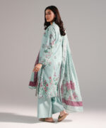 Blue Lawn Straight Suit - View 4