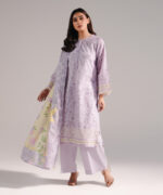 Lilac Lawn Straight Suit - View 3
