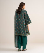 Green Lawn Unstitched Ensemble - View 4