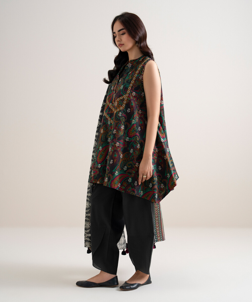 Multi Lawn Unstitched Ensemble - View 1 Multi Lawn Unstitched Ensemble - View 1