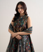 Multi Lawn Unstitched Ensemble - View 5