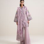 Light Purple Lawn Unstitched Ensemble - View 1