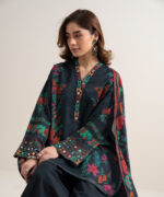 Black Lawn Unstitched Ensemble - View 2