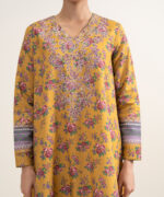 Mustard Lawn Unstitched Ensemble - View 3