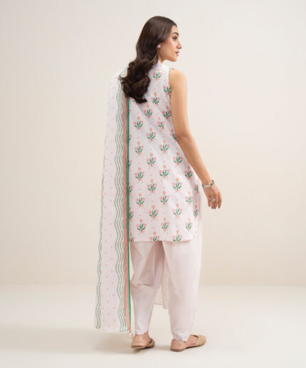 Unstitched 3-Piece Ensemble - View 2