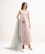 Unstitched 3-Piece Ensemble - View 2