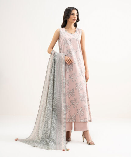Unstitched 3-Piece Ensemble - View 2