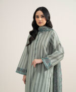Sage Green Lawn Unstitched Ensemble - View 2