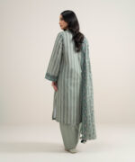 Sage Green Lawn Unstitched Ensemble - View 5