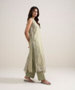 Sage Green Lawn Unstitched Ensemble - View 4