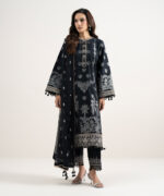 Unstitched 3-Piece Ensemble - View 3