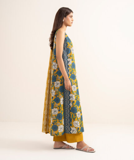 Unstitched 3-Piece Ensemble - View 2