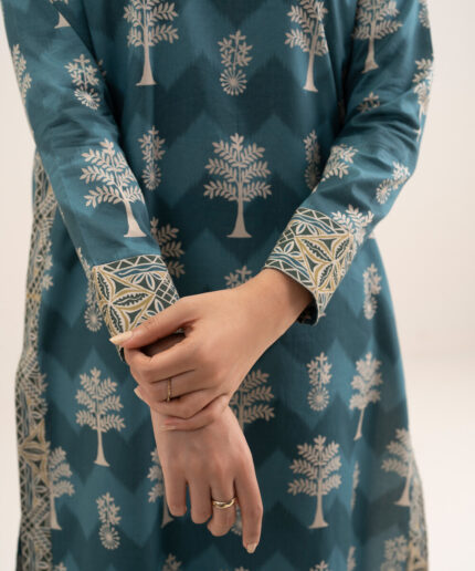 Unstitched 3-Piece Ensemble - View 2