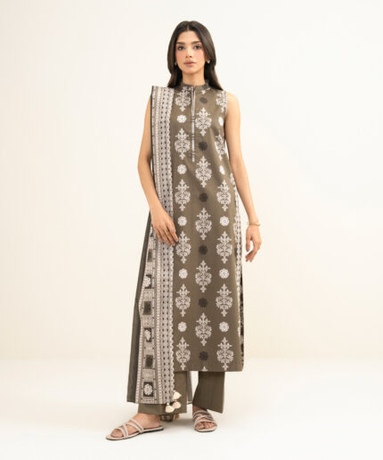 Unstitched 3-Piece Ensemble - View 1