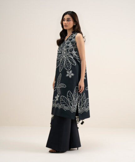 Black Lawn Unstitched Ensemble - View 1