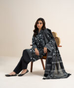 Black Lawn Unstitched Ensemble - View 2