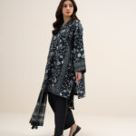 Black Lawn Unstitched Ensemble - View 1