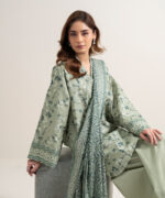 Sage Green Lawn Unstitched Ensemble - View 4
