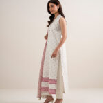Off White Lawn Unstitched Ensemble - View 1
