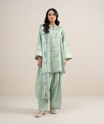 Light Mint Lawn Unstitched Ensemble - View 3