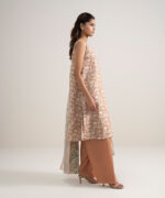 Dull Orange Lawn Unstitched Ensemble - View 2