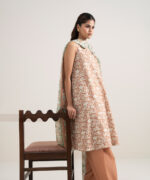 Dull Orange Lawn Unstitched Ensemble - View 1