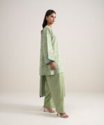 Sage Green Lawn Unstitched Ensemble - View 5