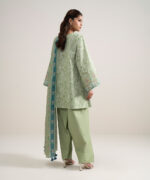 Sage Green Lawn Unstitched Ensemble - View 3