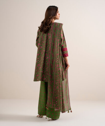 Unstitched 3-Piece Ensemble - View 2