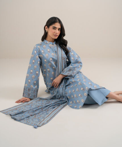 Unstitched 3-Piece Ensemble - View 2